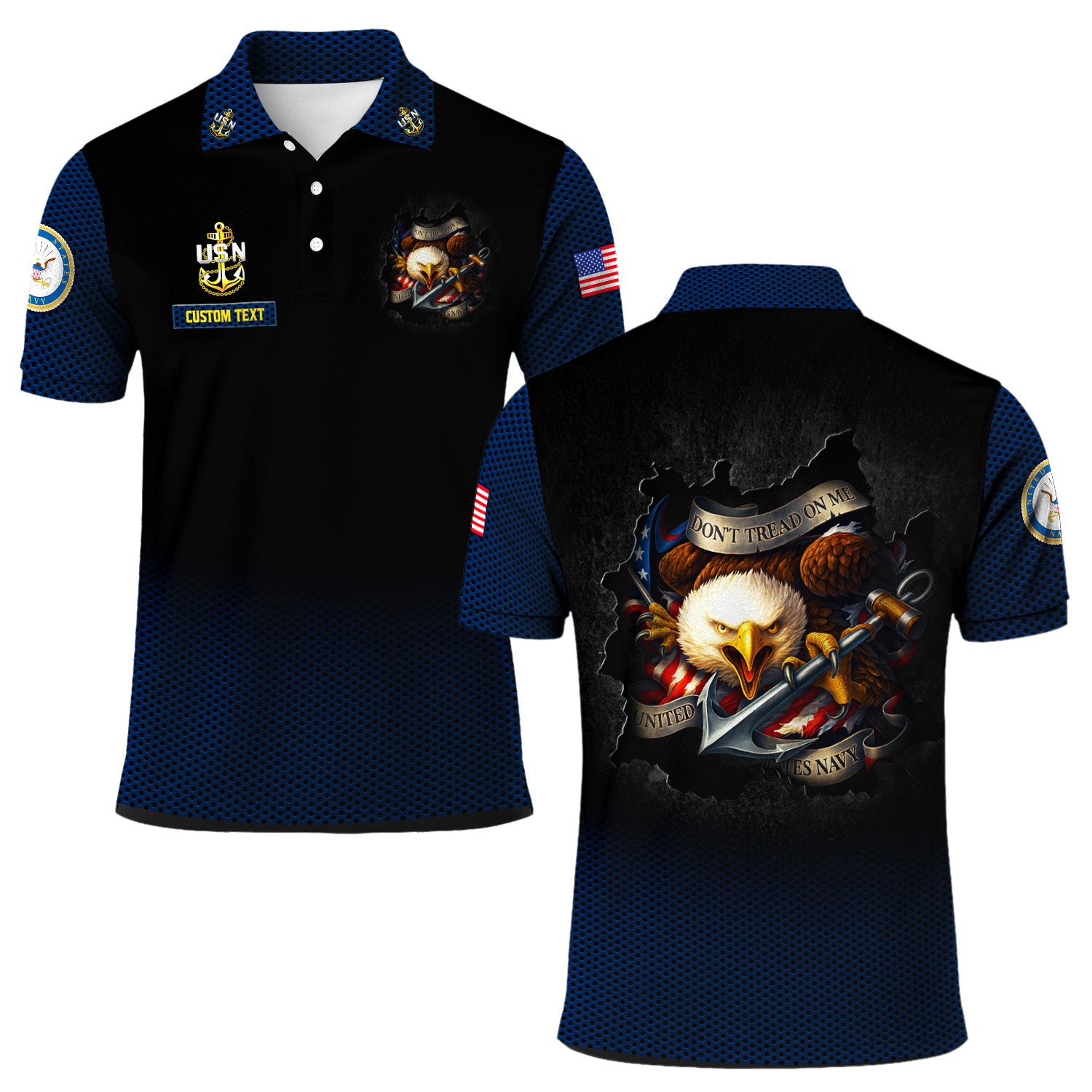 US Navy SEAL Polo Shirt – Special Forces Eagle Design