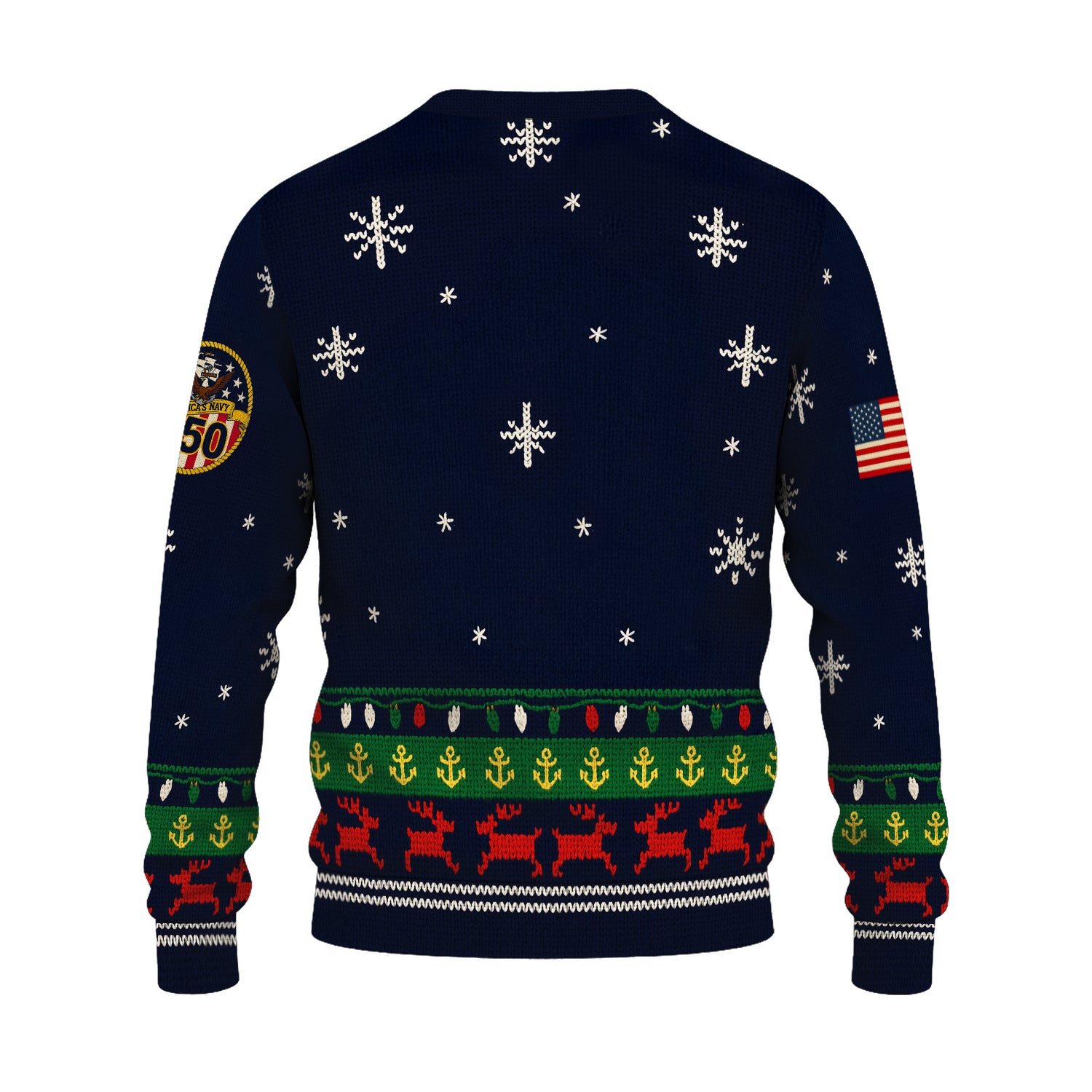 US Navy Christmas Ugly Sweater