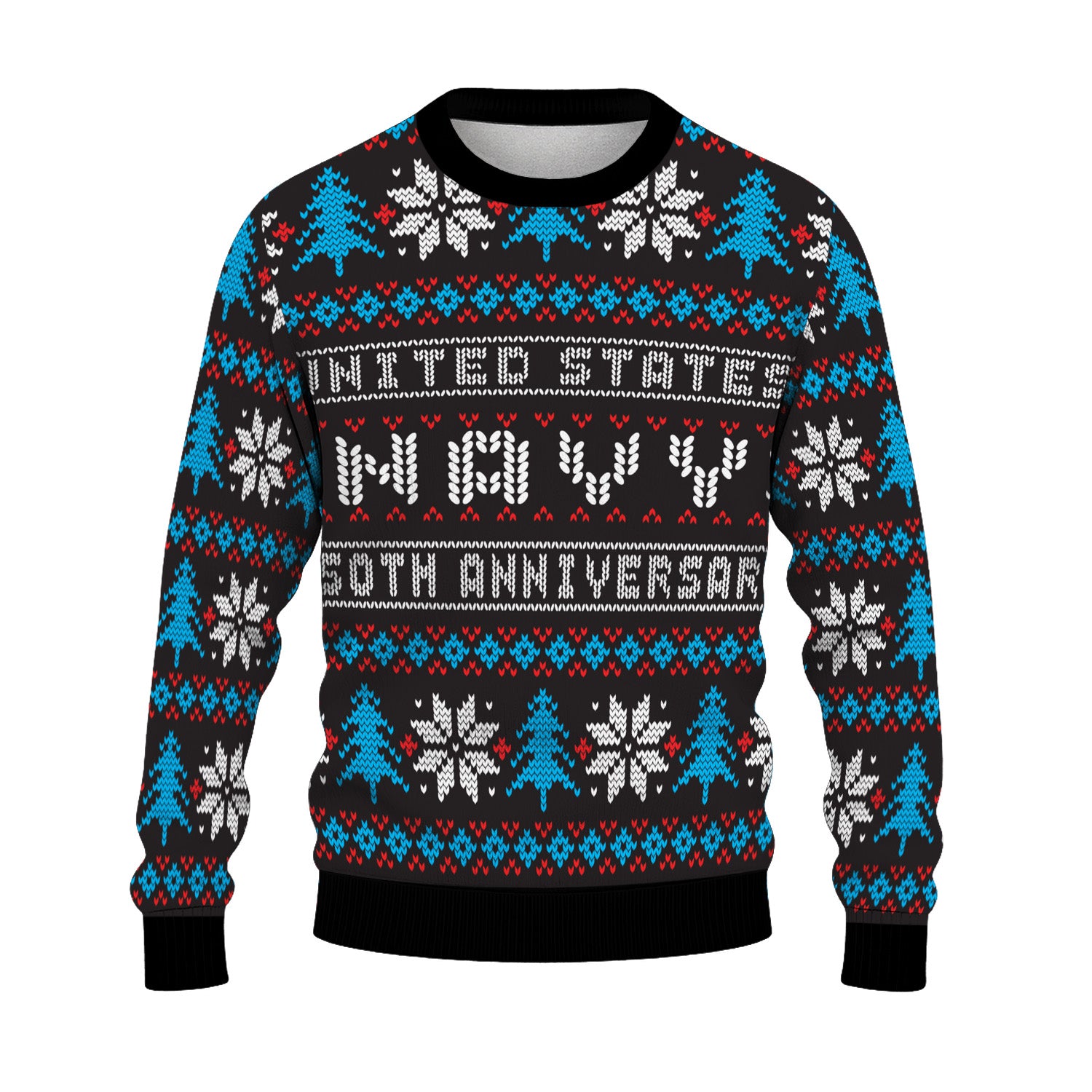 US Navy 250th Anniversary Christmas  Ugly Sweater