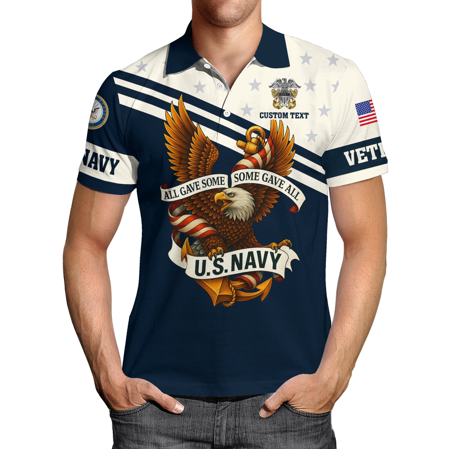 US Navy Veteran Polo Shirt – All Gave Some, Some Gave All Polo Shirt