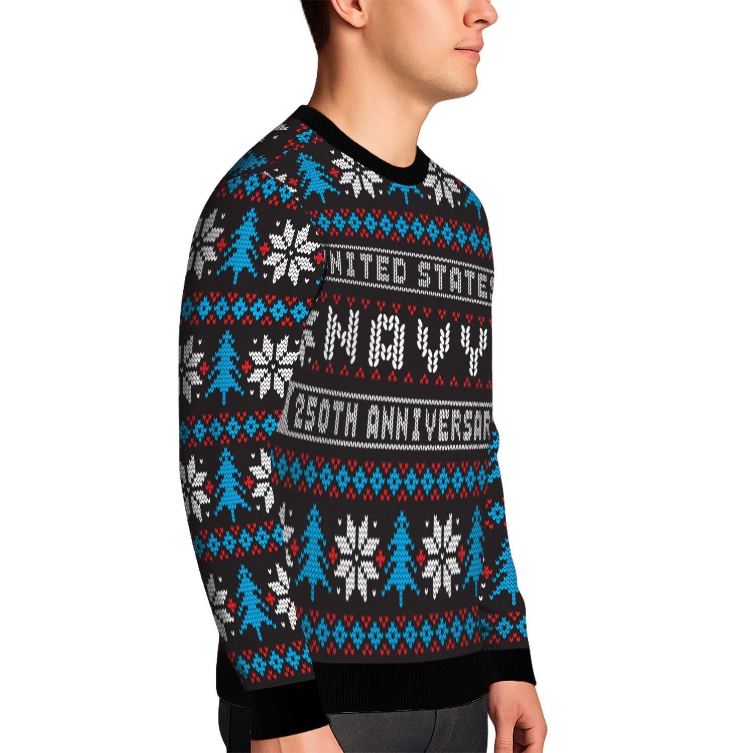 US Navy 250th Anniversary Christmas  Ugly Sweater