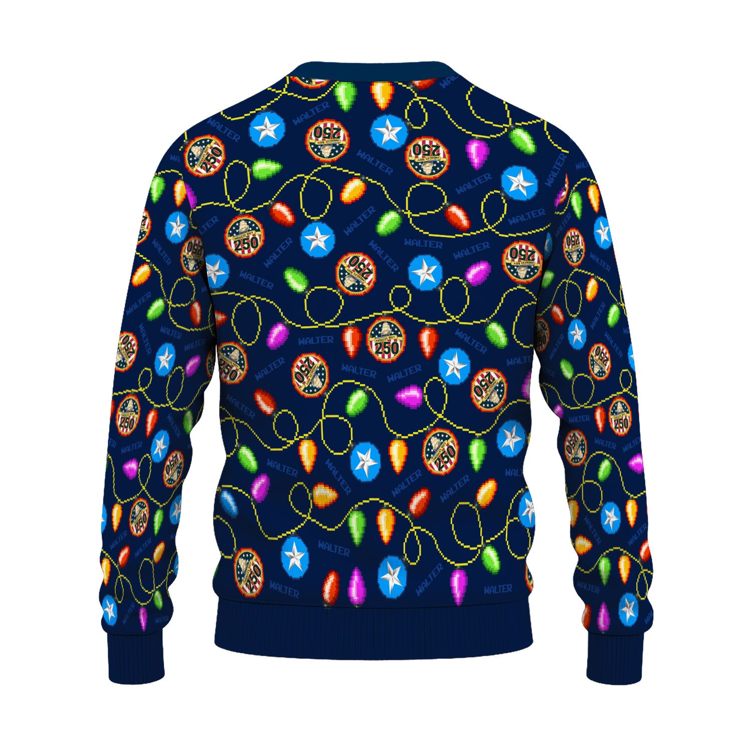 Personalized US Navy Christmas Ugly Sweater UST014