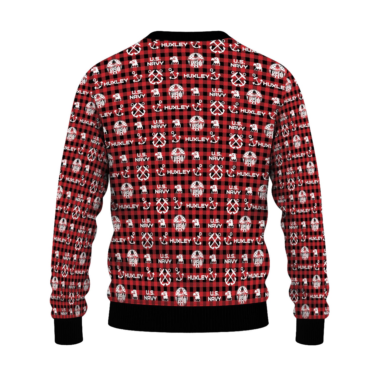 Personalized US Navy Christmas Ugly Sweater UST015