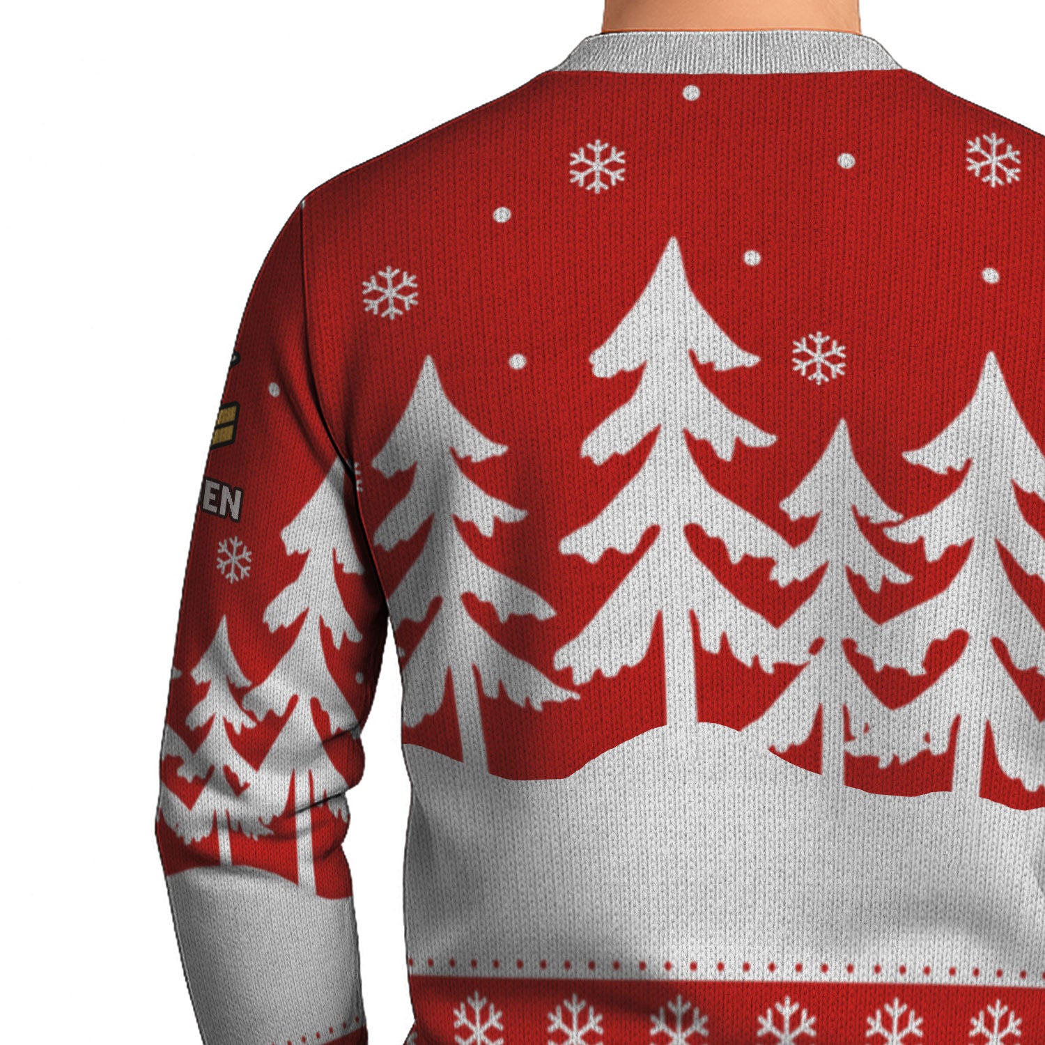 Personalized US Navy Christmas Ugly Sweater KAUST17