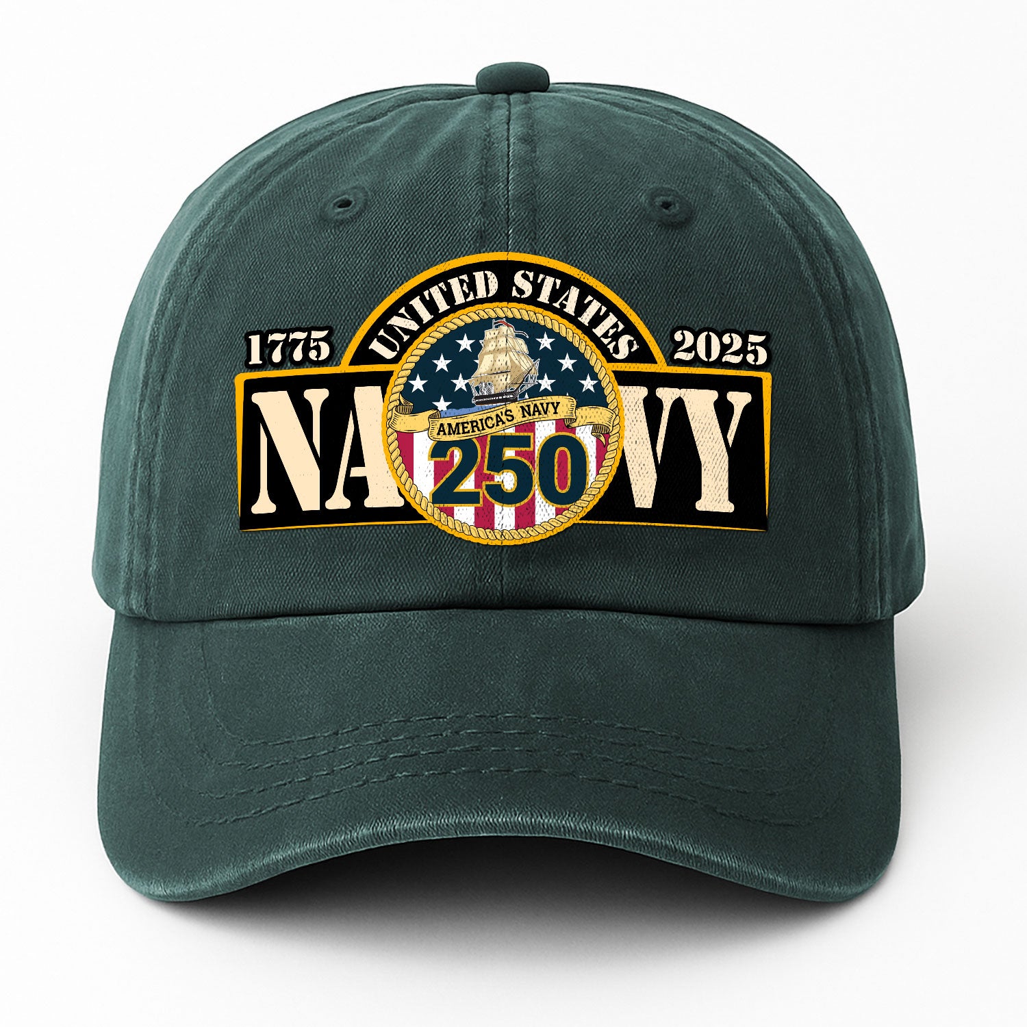 America's navy 250 Premium Washed Denim Cap