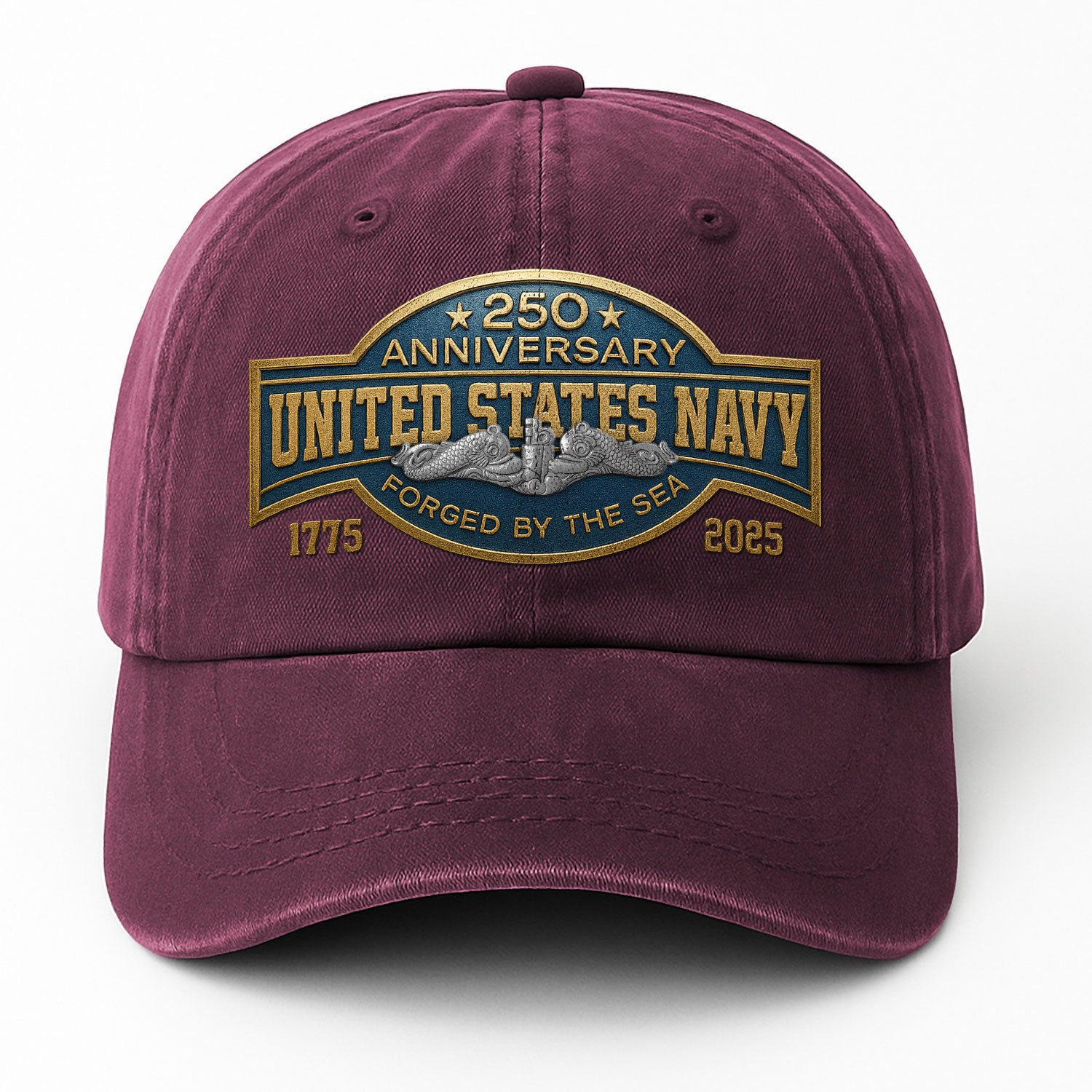 Custom Ranks Premium Washed Denim Cap DC025