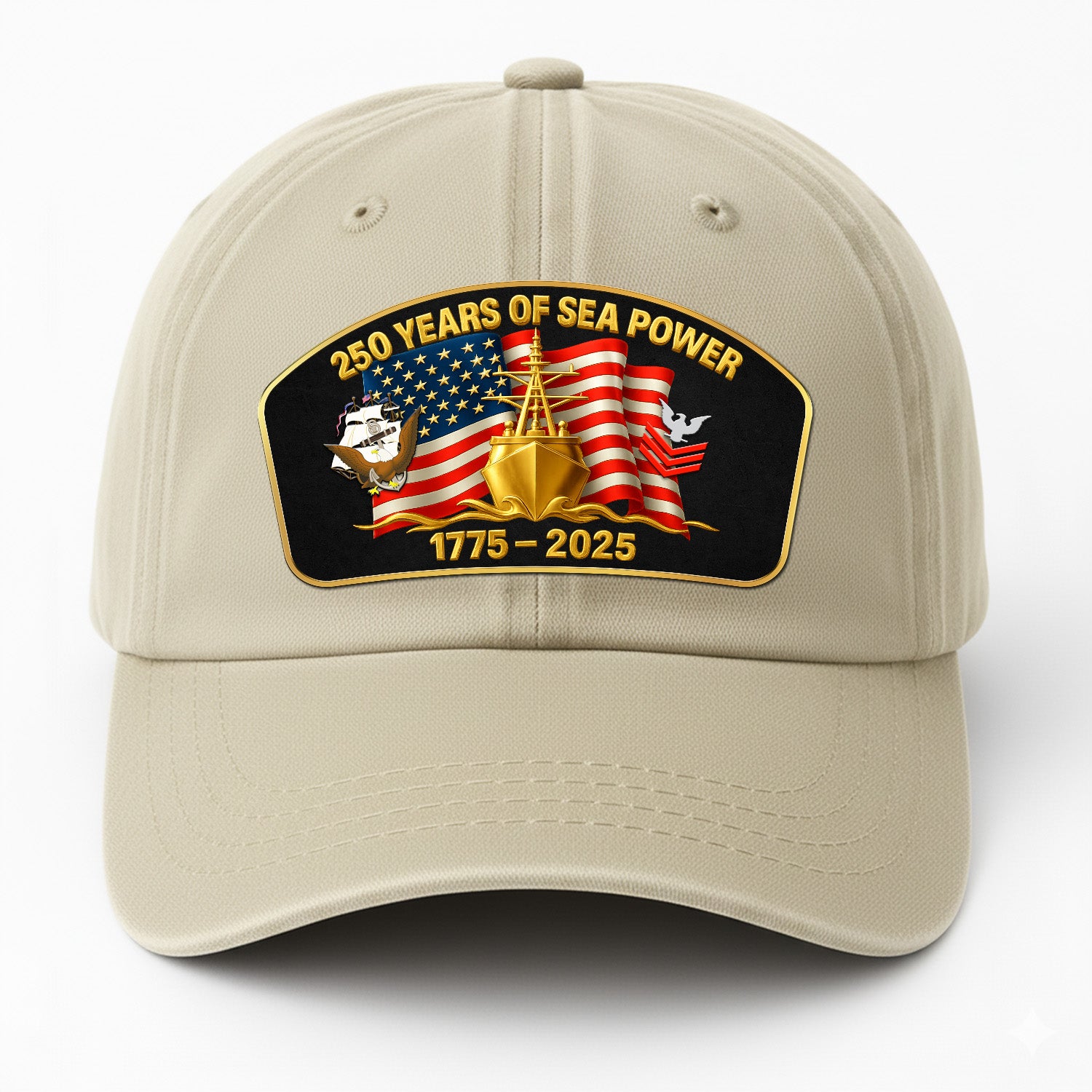 Custom Ranks & Text Premium Washed Denim Cap DC023