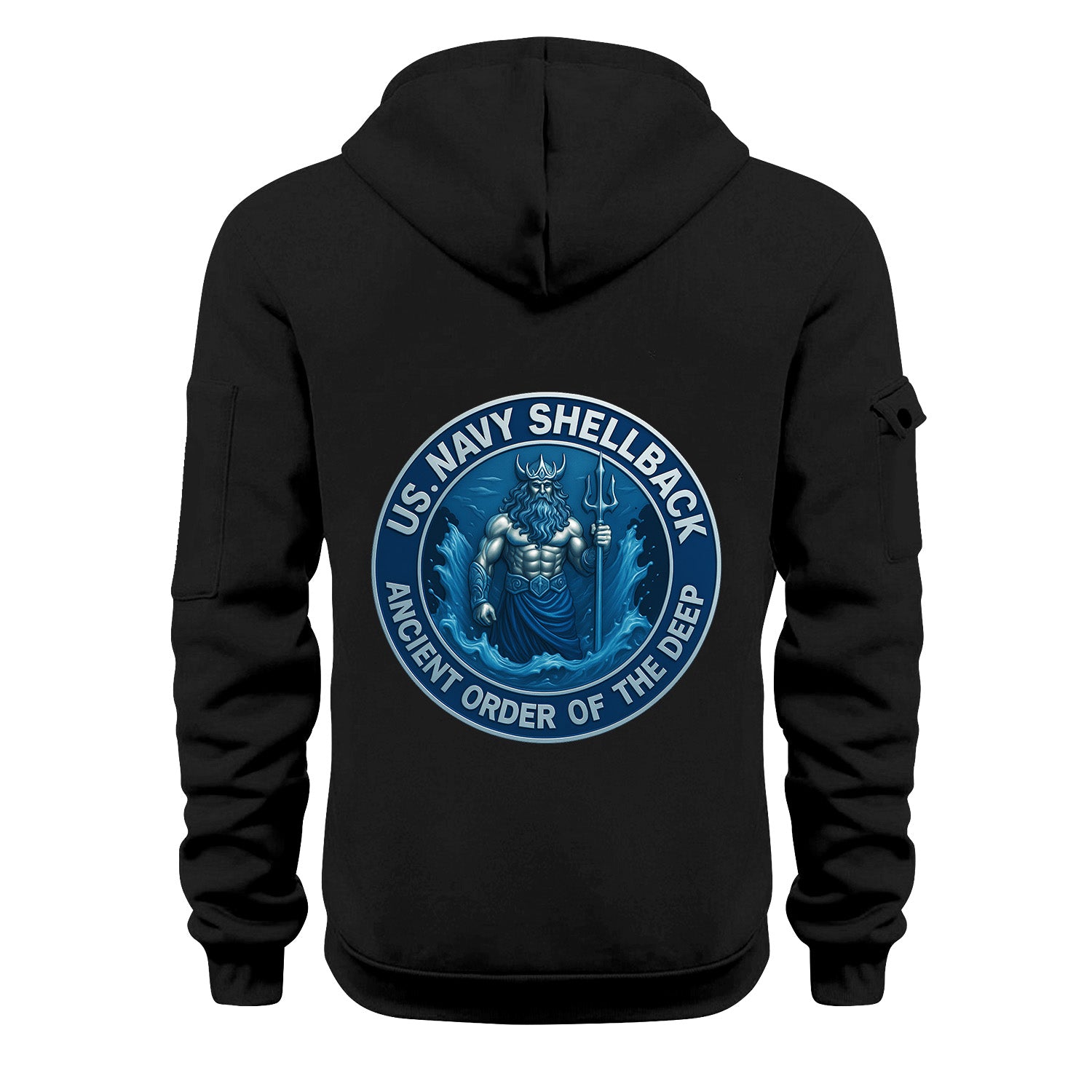 Personalized US Navy Quarter Zip Hoodie KRQZ07