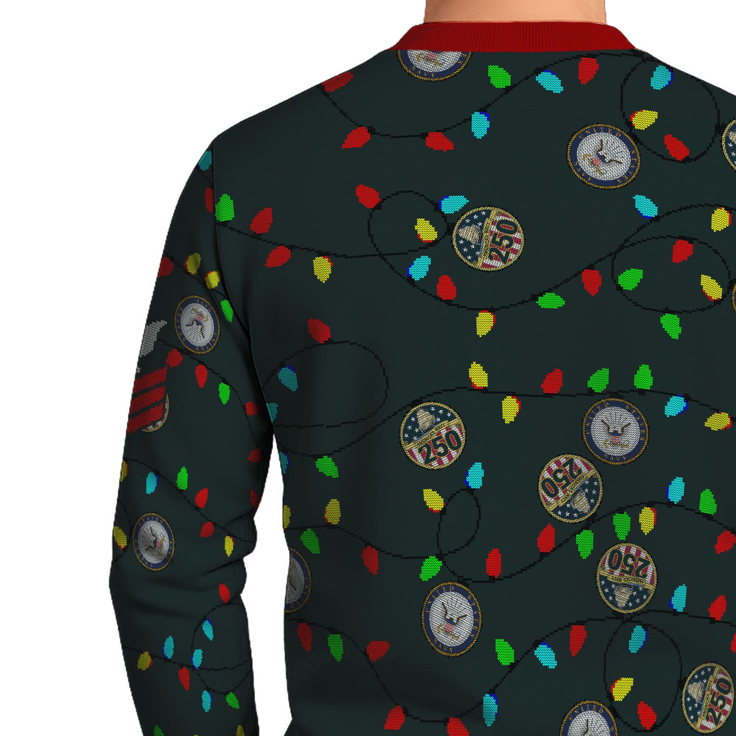 Personalized US Navy Christmas Ugly Sweater UST012