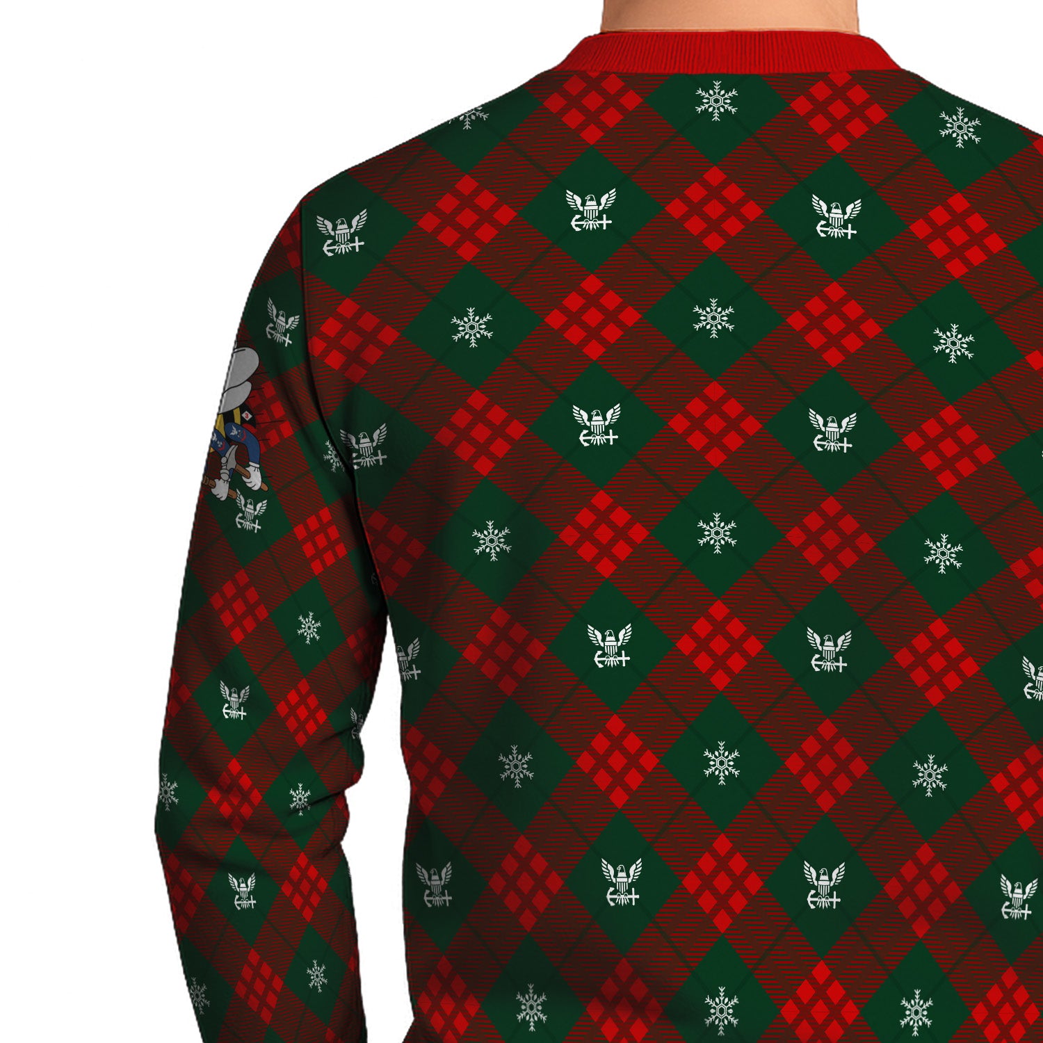 Personalized US Navy Christmas Ugly Sweater UST023