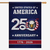United States 250th Anniversary House Flag – 1776–2026 Patriotic Decor