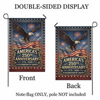 America’s 250th Anniversary Garden Flag 1776–2026 Liberty Decor