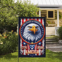 America 250 Garden Flag – Patriotic Eagle Emblem 1776–2026 Anniversary