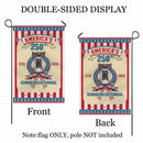 America 250th Semiquincentennial Garden Flag Liberty Bell Patriotic USA 1776-2026 Independence Decor