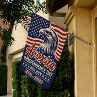 Independence Day 250th Anniversary House Flag – July 4 1776–2026