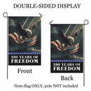 250 Years of Freedom Garden Flag – America 250 Patriotic Bald Eagle Flag