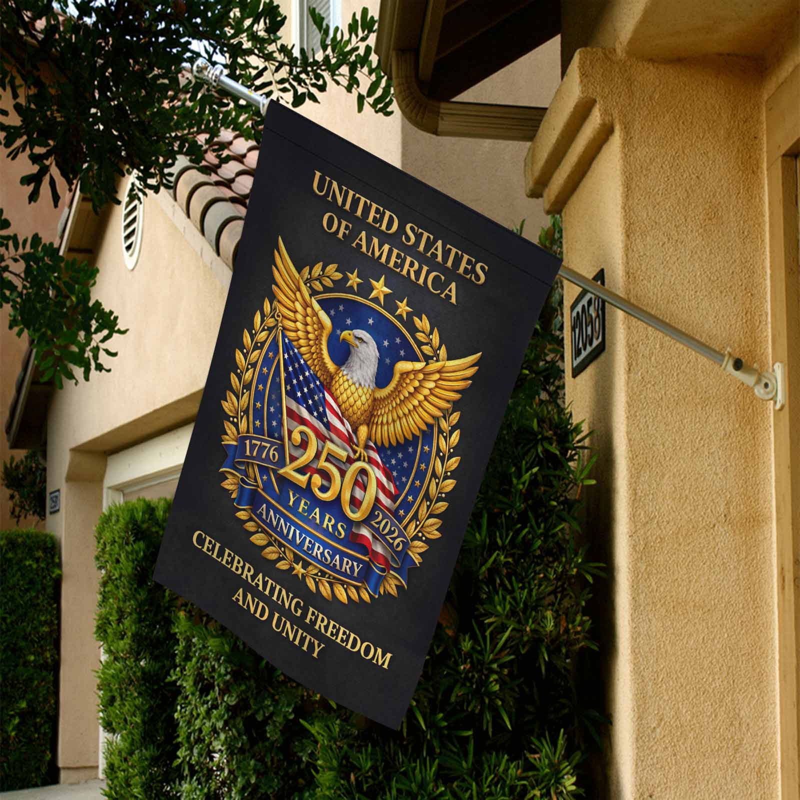 United States 250 Anniversary Garden Flag – 1776–2026 Patriotic Decor
