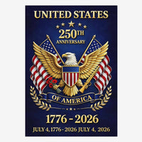 United States 250th Anniversary House Flag – 1776–2026 Decor