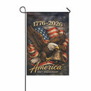 America 250 Garden Flag 1776–2026 Eagle Liberty Bell Patriotic Decor