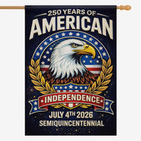 1776-2026 America 250 House Flag Patriotic Eagle Semiquincentennial USA Flag