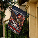 American Pride 250th Anniversary House Flag Patriotic Eagle USA 1776-2026 Independence Banner
