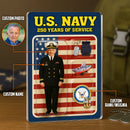 Personalized Acrylic Plaque with Chief Service Dress Uniform