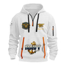 Personalized US Navy Quater Zip Hoodie JQZ11