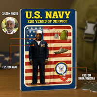 Custom Figure Traditional Sailor Uniform Acrylic Block