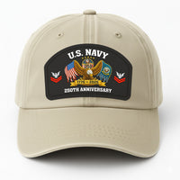 Custom Ranks & Text Premium Washed Denim Cap DC009