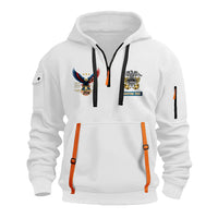 Personalized US Navy Quater Zip Hoodie JQZ05