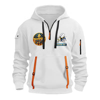 Personalized US Navy Quater Zip Hoodie JQZ06