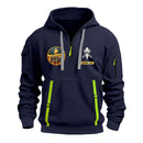 Personalized US Navy Quater Zip Hoodie JQZ08