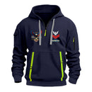 Personalized US Navy Quater Zip Hoodie JQZ05