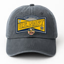 Custom Ranks & Text Premium Washed Denim Cap DC016