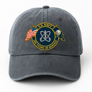 Custom Ranks & Text Premium Washed Denim Cap DC012