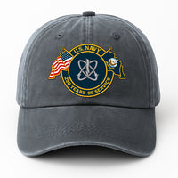 Custom Ranks & Text Premium Washed Denim Cap DC012