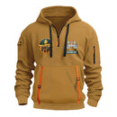 Personalized US Navy Quater Zip Hoodie JQZ06
