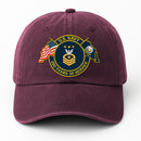 Custom Ranks & Text Premium Washed Denim Cap DC012