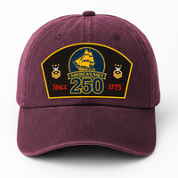 Custom Ranks & Text Premium Washed Denim Cap DC015