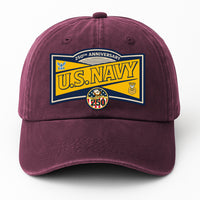 Custom Ranks & Text Premium Washed Denim Cap DC016