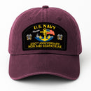 Custom Ranks & Text Premium Washed Denim Cap DC010