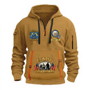 Personalized US Navy Quater Zip Hoodie JQZ10
