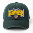 Custom Ranks & Text Premium Washed Denim Cap DC016