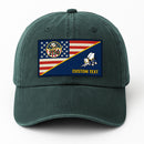 Custom Ranks & Text Premium Washed Denim Cap DC017