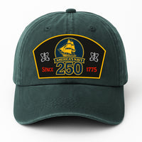 Custom Ranks & Text Premium Washed Denim Cap DC015