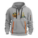 Personalized US Navy Quater Zip Hoodie JQZ07