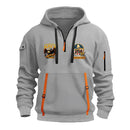 Personalized US Navy Quater Zip Hoodie JQZ04