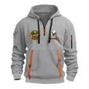 Personalized US Navy Quater Zip Hoodie JQZ03