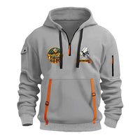 Personalized US Navy Quater Zip Hoodie JQZ03