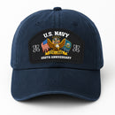 Custom Ranks & Text Premium Washed Denim Cap DC009